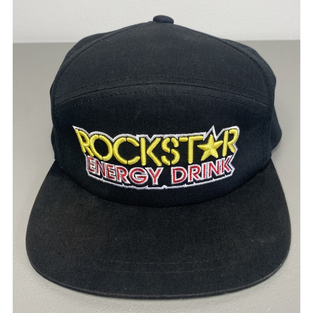 Rockstar Energy Drink Fly Racing Black Snapback Hat Cap
